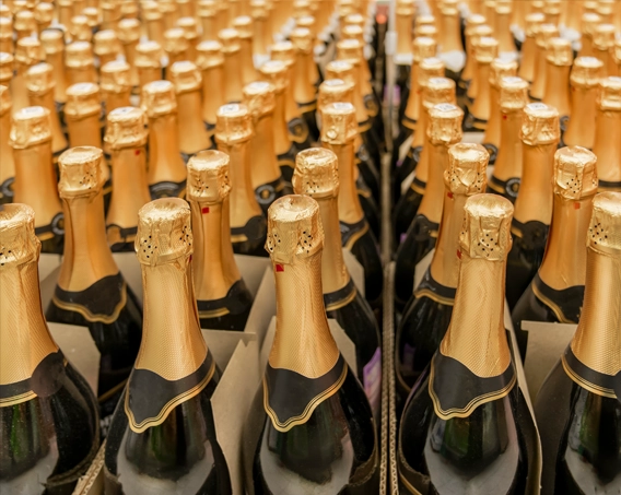 Champaign bottles