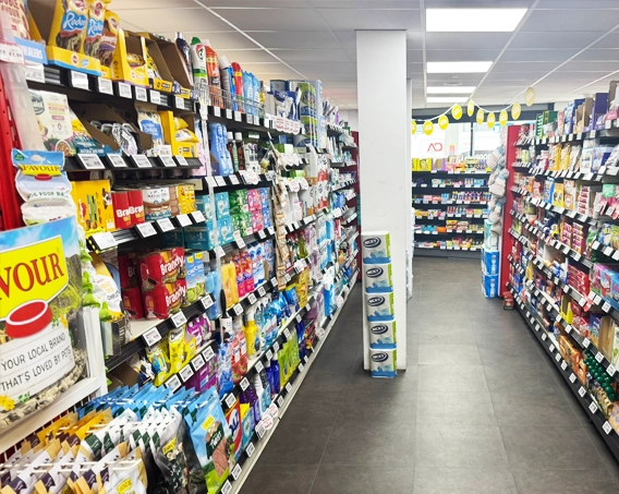 Instide the Millburn store