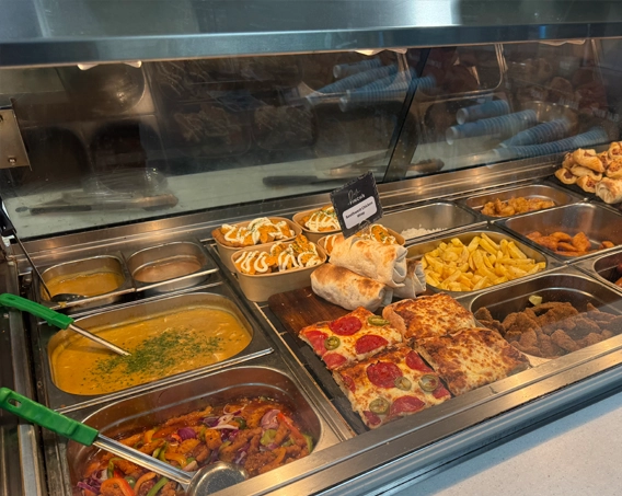 Deli inside the store