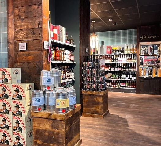 Off sales store with wine.