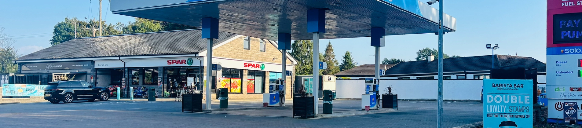 One of the stores with a Spar store.