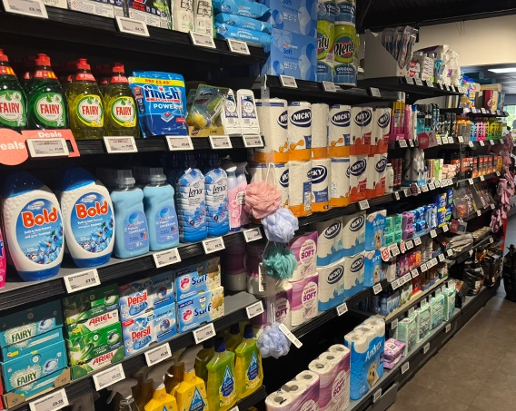 Household items in store